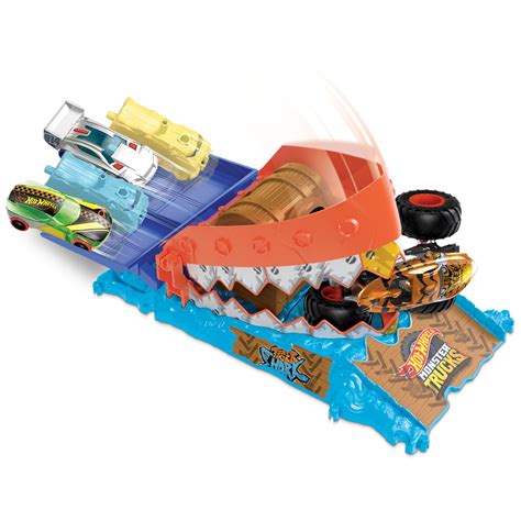 Hot Wheels Monster Trucks Live Arena Chomp Challenge Polfinale Proga Mattel Nakupovanje V