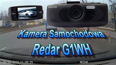 Kamera samochodowa Redar G1WH WDR Full HD - YouTube