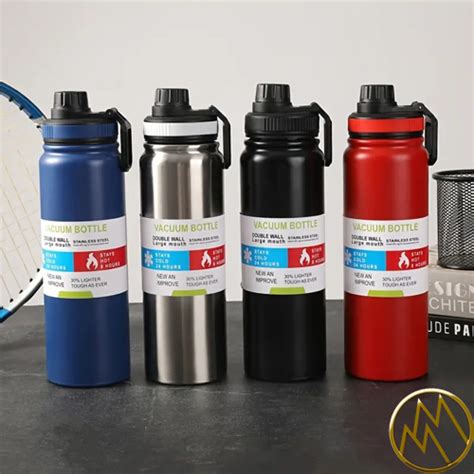 Ml Double Wall Vacuum Insulated Stainless Steel Hot And Cold Sport Water Bottle Daraz