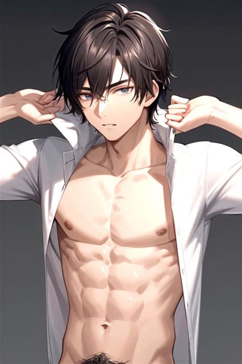 Muscular Open Clothes 18 AI Gay Porn