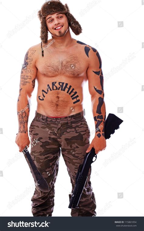 Photo Of A Typical Russian Military Man - 115861054 : Shutterstock