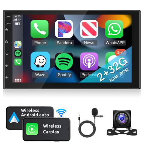 Buy Android 12 Double Din Car Stereo Support Wireless Carplay Android