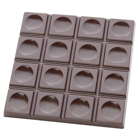 brunner chocolate moulds square tablet  dents  shop