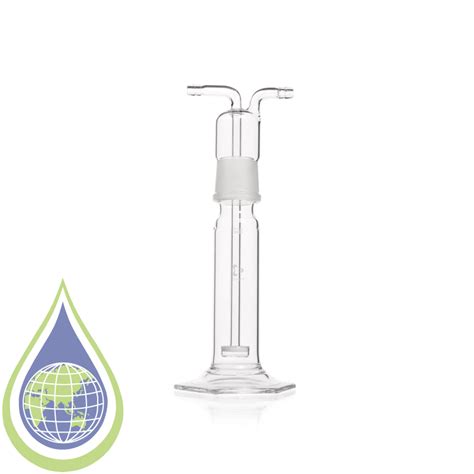 Duran® Gas Washing Bottle Head With Fritted Disc With Standard Ground Joint