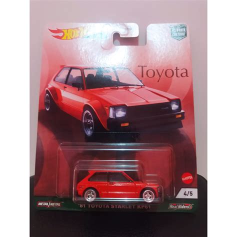 Jual HOT WHEELS PREMIUM TOYOTA SERIES CAR CULTURE TOYOTA STARLET KP Shopee Indonesia