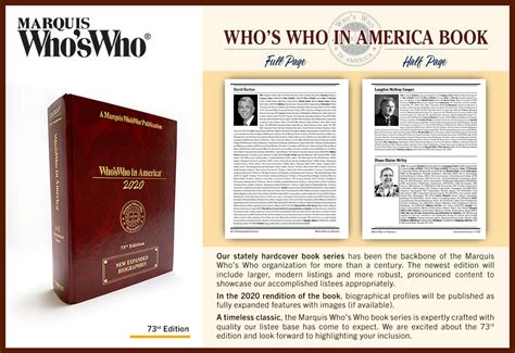 Marquis Who's Who Ventures LLC - Who's Who in America 2020