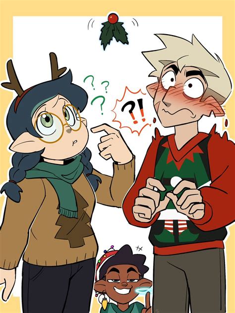 默·gus My Boi·貓 Busy On Twitter Under The Mistletoe Merry Christmas