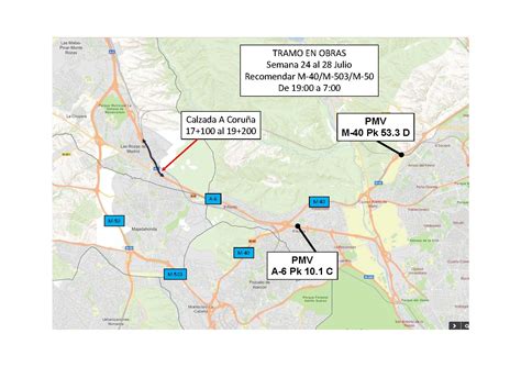 Dgt Cortes Por Obras De Rehabilitaci N Del Firme En La A Durante