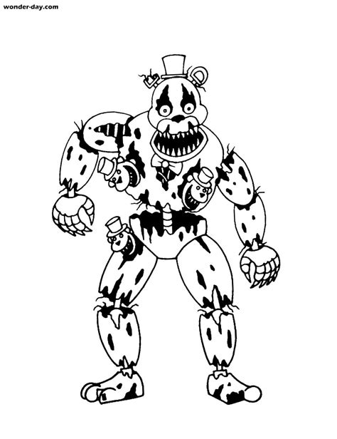 Dibujos De Freddy Fazbear Para Colorear WONDER DAY Dibujos Para