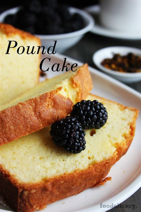 Moist Pound Cake Recipe
