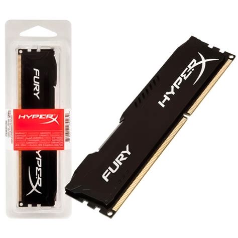 Memória RAM Desktop 8GB 1600MHz 1.35V DDR3 Kingston HyperX Fury ...