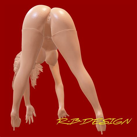 3D File 3x NUDE ULTRA REALISTIC FKK EROTIC SEXY GIRL WITH 3 DIFFERENT HAIRSTYLES FOR ALL KIND OF