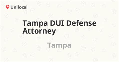 Tampa Dui Defense Attorney Tampa 401 E Jackson St Ste 403 Reviews