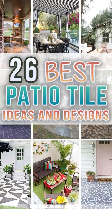 26 Best Outdoor Patio Tile Ideas And Designs For 2024 Decor Home