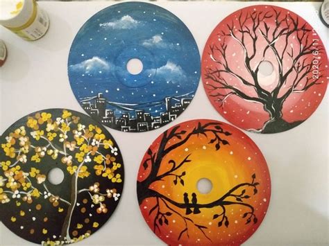 🌈 cd art | Cd art, Diy art painting, Vinyl record art