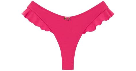 Montce Raspberry Kelly Bikini Bottom In Pink Lyst