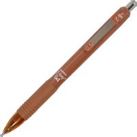 Zebra Z Grip Gel Ink Retractable Pen 0 5mm Brown Body Awesomepens