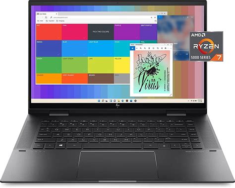 Hp Envy X Convertible Inch Laptop Amd Ryzen U Processor