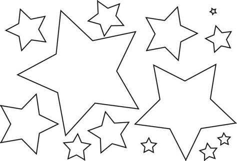 Moldes De Estrelas Para Imprimir E Recortar