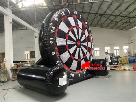 Velcro Football Dartboard Game 4mh Heart Inflatables Factory
