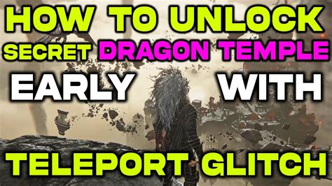 Elden Ring Dragon Altar Teleport Glitch Early Without Burning The Tree