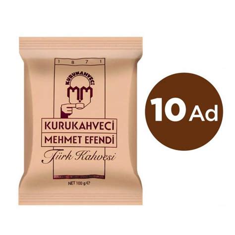 Kurukahveci Mehmet Efendi 100 Gr 10 Pack Turkish Coffee | Wish