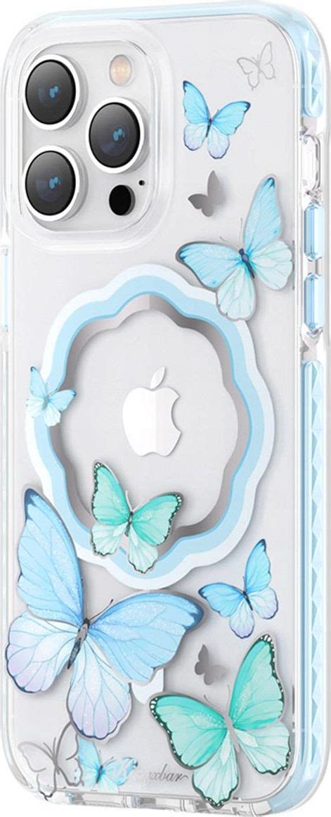 Kingxbar Butterfly Etui Iphone 14 Pro Magsafe Plecki Etui Na Telefon