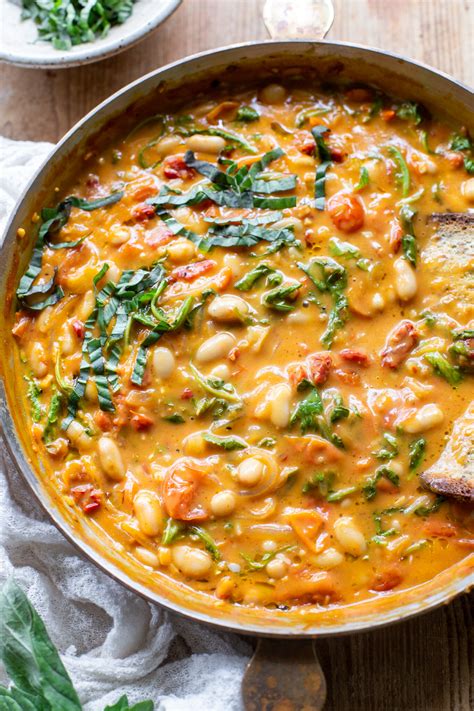 Creamy Tomato White Bean Stew Bakerita