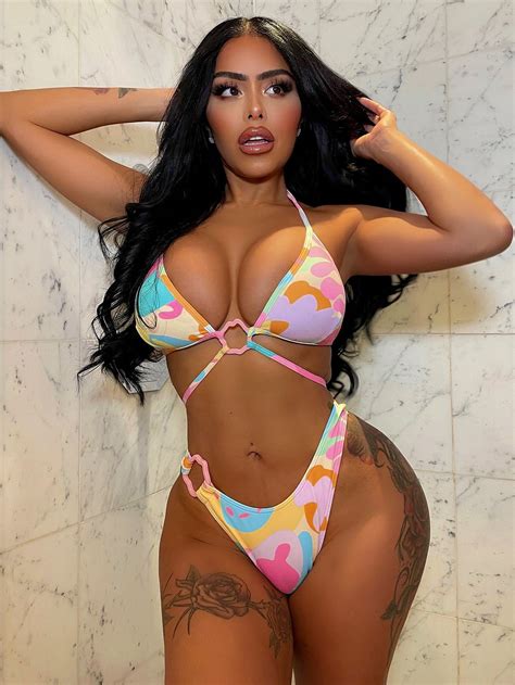 Sexy Triangle Bikini Set String Bikinis Patchwork Swimwear Push Up