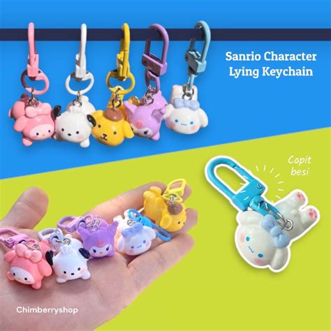 Jual Ready Stock Cute Keychain Keyring Ganci Gantungan Kunci