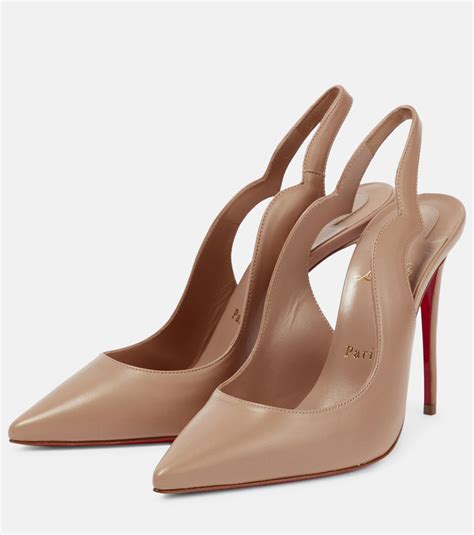 Christian Louboutin Nudes Hot Chick Leather Pumps Christian Louboutin