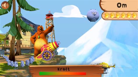 World record 1667 meters. Grizzlies and lemmings - shot from a cannon ...