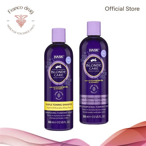 Hask Blonde Care Purple Toning Shampoo Or Conditioner Ml Shopee Philippines
