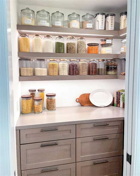 Floating Pantry Shelves With Illumination Soul Lane