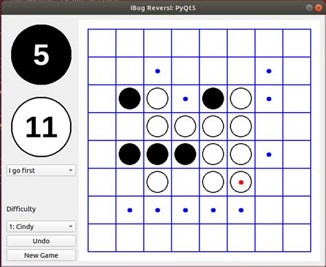 making  reversi game  python ibug