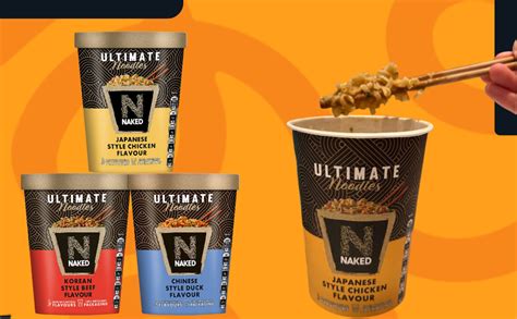 Ultimate Naked Noodles Multipack Each Japanese Style Chicken G Chinese Style Duck G