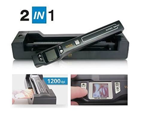 Vupoint Solutions Magic Wand Portable Scanner With Color Lcd Display