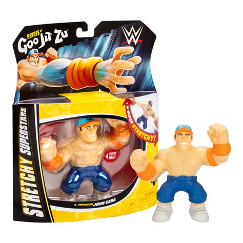 Goo Jit Zu WWE Stretchy Superstars John Cena, 4.5" action figure