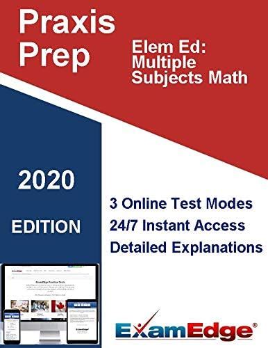 Praxis Elementary Education Multiple Subjects Mathematics