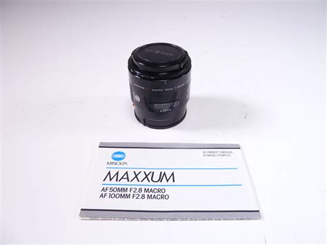 Minolta Maxxum AF 50mm f/2.8 Macro Lens – Camera Exchange