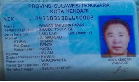 Kasus Dugaan Ktp Palsu Wna Asal Tiongkok Dinaikkan Ke Tahap Penyidikan