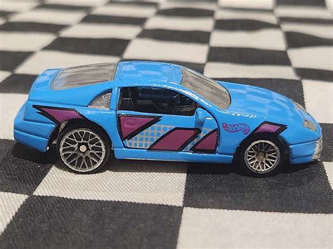Loose Hot Wheels Nissan 300ZX Turbo Blue Kustomkollector