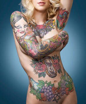 Beautiful Women Tattoo Nude Raunchybastards Girl 9 Porno Photo