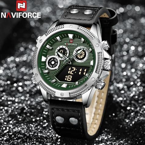 NAVIFORCE Top Brand Luxury Men Watch Quartz Digital Male Clock Military