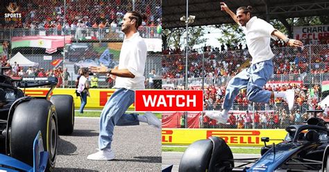 WATCH World High Jump Champ Gianmarco Tamberi Leaps Over F1 Car At