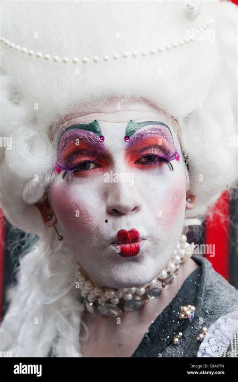 England London The Annual Gay Pride Parade Drag Queen Stock Photo Alamy