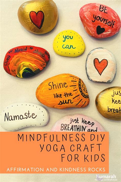 Mindfulness Craft For Kids Kindness Rocks For Mindfulness Yoga For