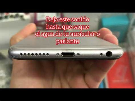 Sonido Para Sacar Agua De Tu IPHONE O ANDROID Funciona YouTube