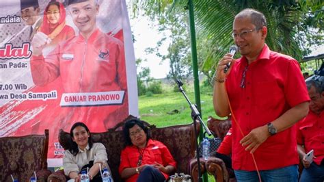 Paul Baja M Siahaan Dan Bacaleg PDIP Sosialisasikan Ganjar Pranowo Di