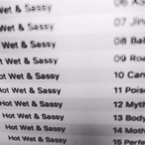 Tobacco Teases Hot Wet Sassy Songs R Bmsr